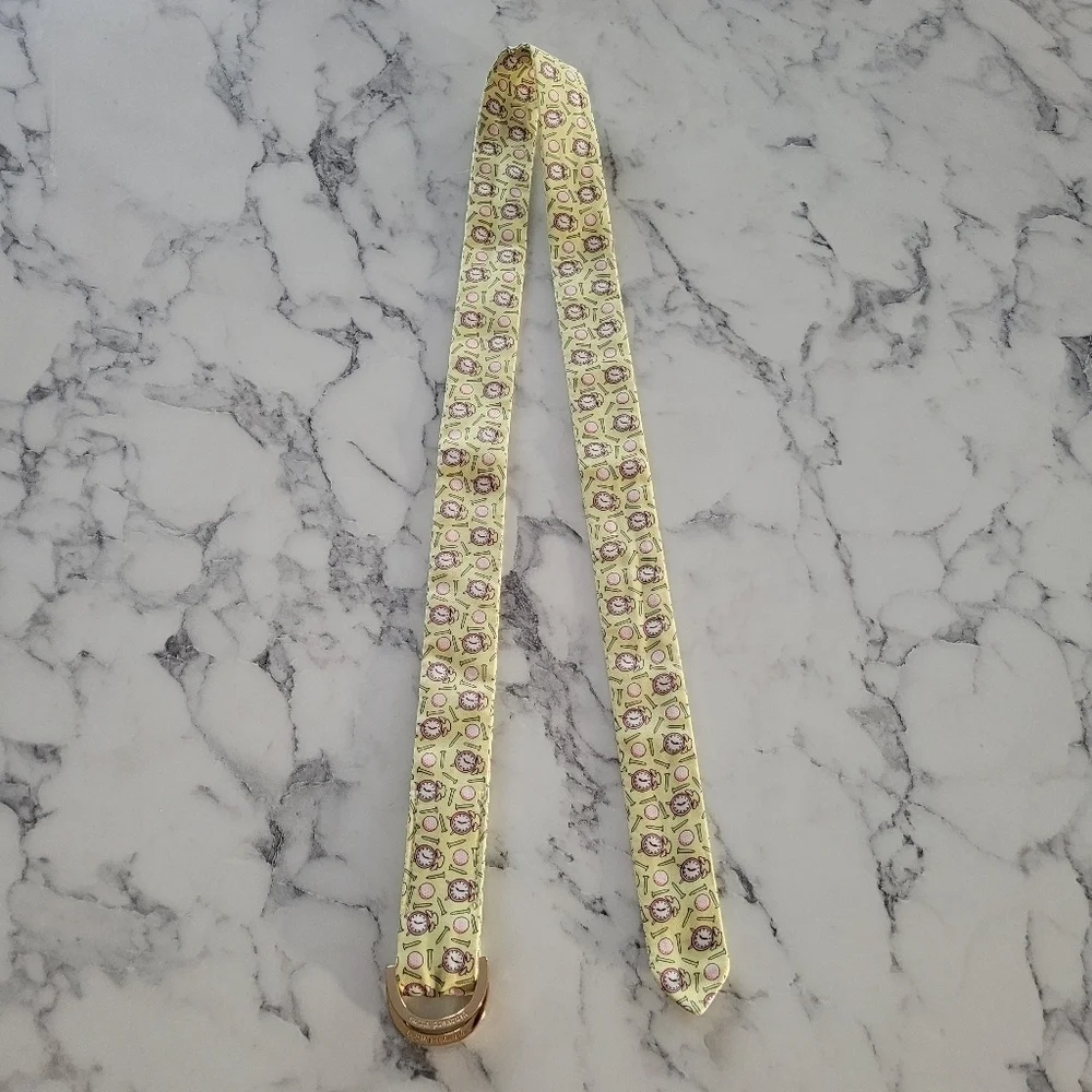 Lot of Two Novelty Print D-Ring Vineyard Vines Belts Small XS Golf Crabs Casual - Picture 4 of 15